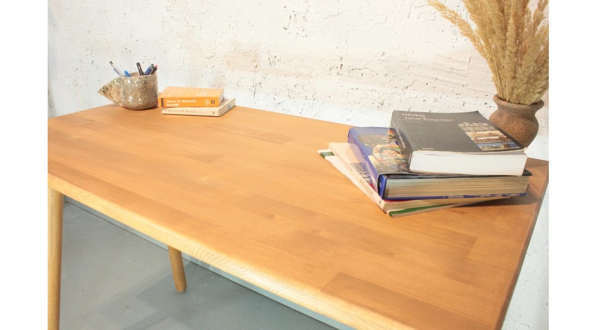 Handmade Wood Desk Office Desk Dining Table Study Desk PC Etsy