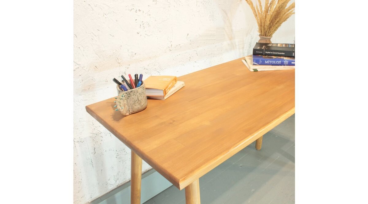 Handmade Wood Desk Office Desk Dining Table PC Desk Living Etsy