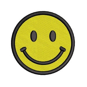 Smiley Face Embroidery Design - Smile Digital Design - Machine Embroidery design - preppy design - Aesthetic embroidery design