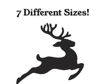 Reindeer Embroidery Design - Reindeer Digital Design - Machine Embroidery Design - Patch File - Cool Brodery Design - Grand-mère Renne