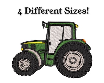 Tractor Embroidery Design - Tractor Digital Design - Farm Machine Embroidery design - patch file - Aesthetic embroidery - Fall design