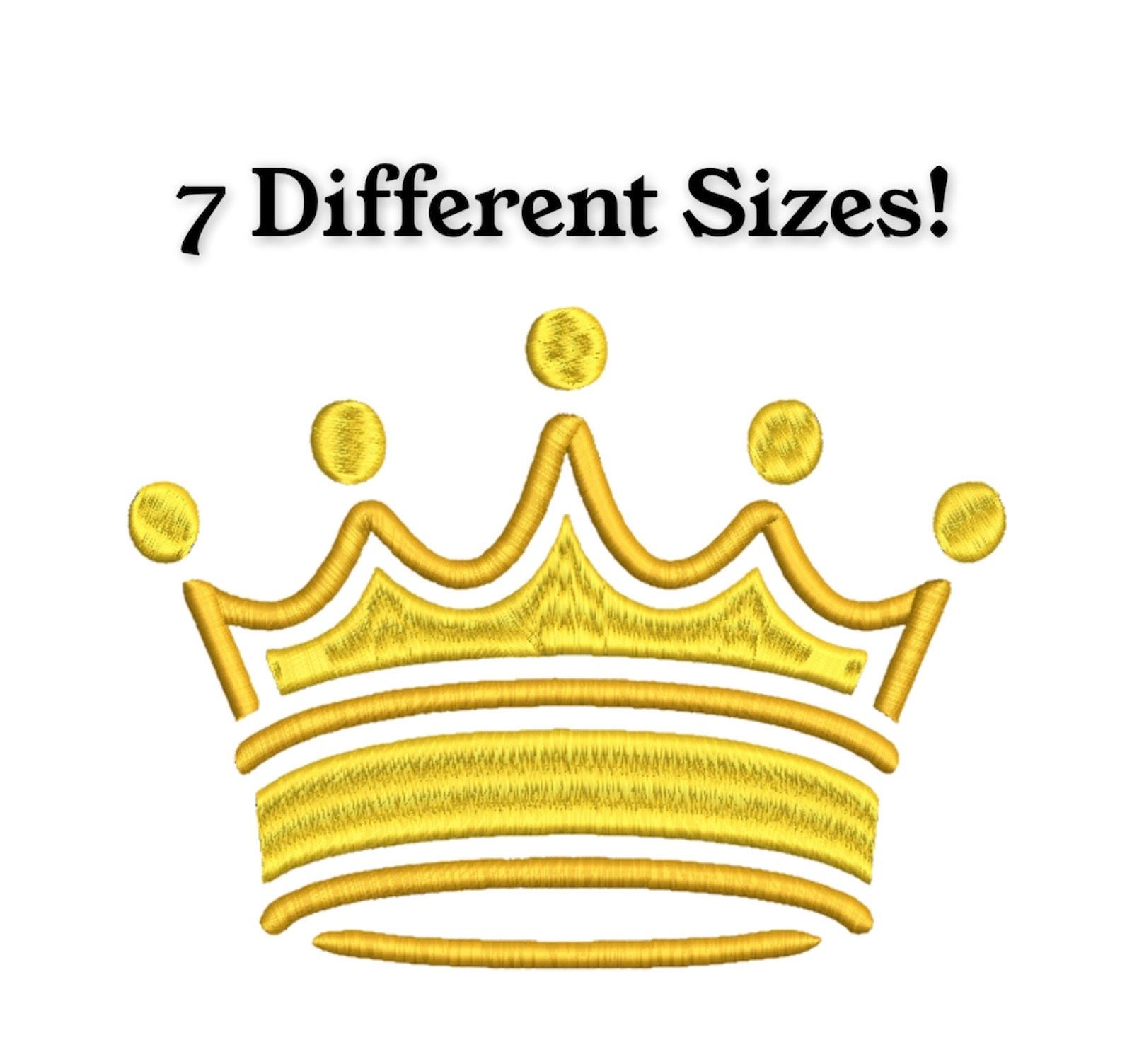 Crown Embroidery Design King Digital Design Machine - Etsy Crown Embroidery Design King Digital Design Machine - Etsy