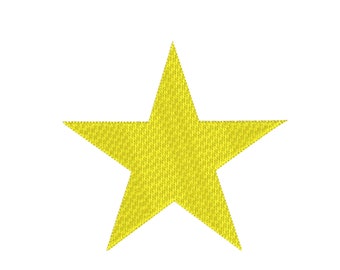 Star Embroidery Design - Stars Digital Design - Diseño de bordado a máquina - archivo de parches - Diseño de bordado estético