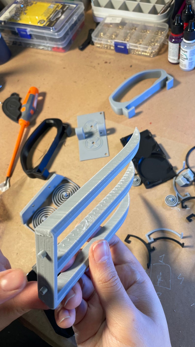 Wolverine Retractable Claws 3D Printed, Wolverine Claws, Wolverine