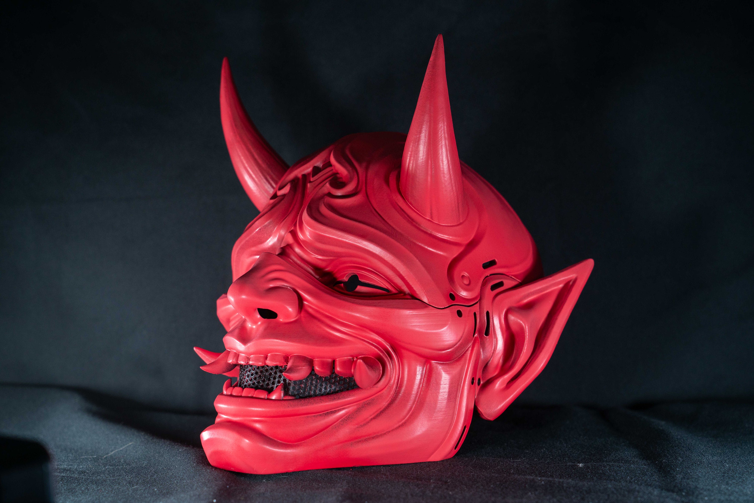 Hannya Oni Mask Wearable, Hannya Oni and Namanari Mask, Collectible