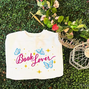Sudadera bordada para amantes de los libros, regalo para lectores y bibliófilos