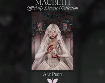 Lady Macbeth by Ava Reid Art Print Roscille- Officially Licensed, Young Adult Reader Gift