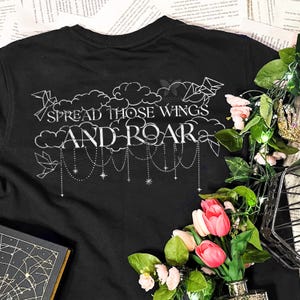 Spread Those Wings and Roar Comfort Colors Short Sleeve T-Shirt - When the Moon Hatched Officially Licensed
