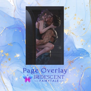 Xaden and Violet Kiss Page Overlay - Officially Licensed Fourth Wing The Empyrean Series by Rebecca Yarros Merchandise