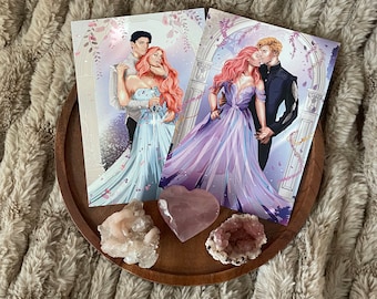 Never After Set 5 x 7 inches Mini Premium Art Print Set (2 Prints)