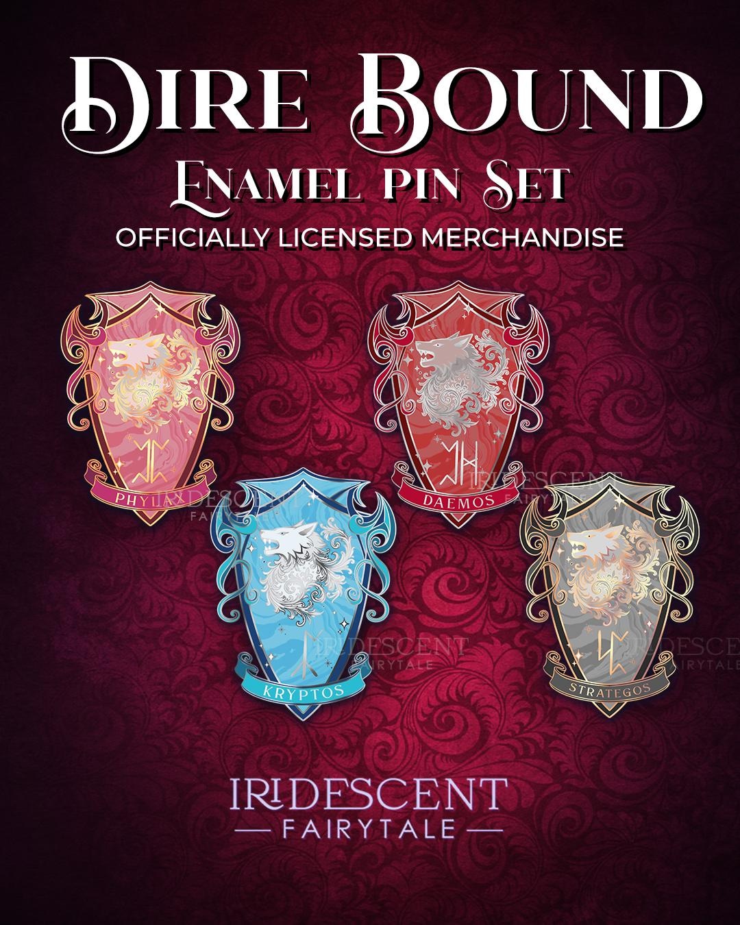 The Bonded Packs Crest Offically Licensed Enamel Pin Pack From