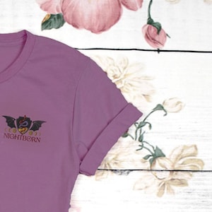 T-shirt Embroidered Comfort Colors T Shirt -  Carissa Broadbent Officially Licensed - Crowns of Nyaxia