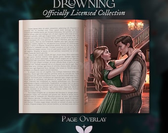 A Study in Drowning by Ava Reid Page Overlay - Officially Licensed, Young Adult Reader Gift