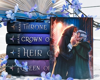 Double-Sided the Alley Rowan and Aelin | Premium Art Print Sarah J. Maas | Throne of Glass, Shadows, Queen, Heir |Officially Licensed