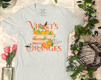 Maglietta in tela Bella di Violet's Oranges - Prodotto ufficiale The Empyrean Merchandise, Violet Sorrengail, Xaden, Basgiath