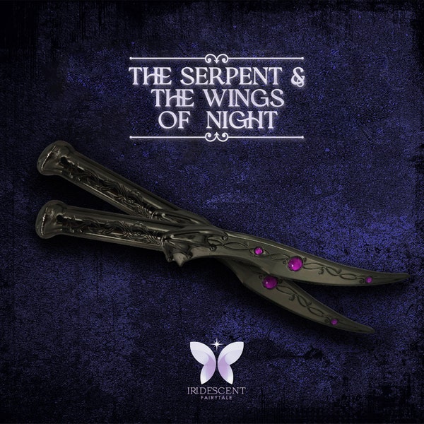 Letter Opener #3 Metal Letter Opener the Serpent and the Wings of Night Carissa Broadbent, Crowns of Nyaxia, Oraya