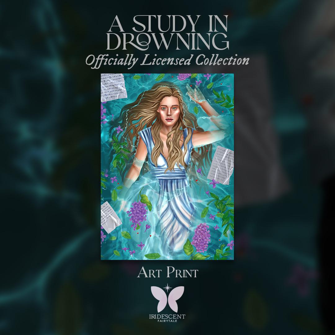 A Study in Drowning by Ava Reid Art Print Effy - Officially