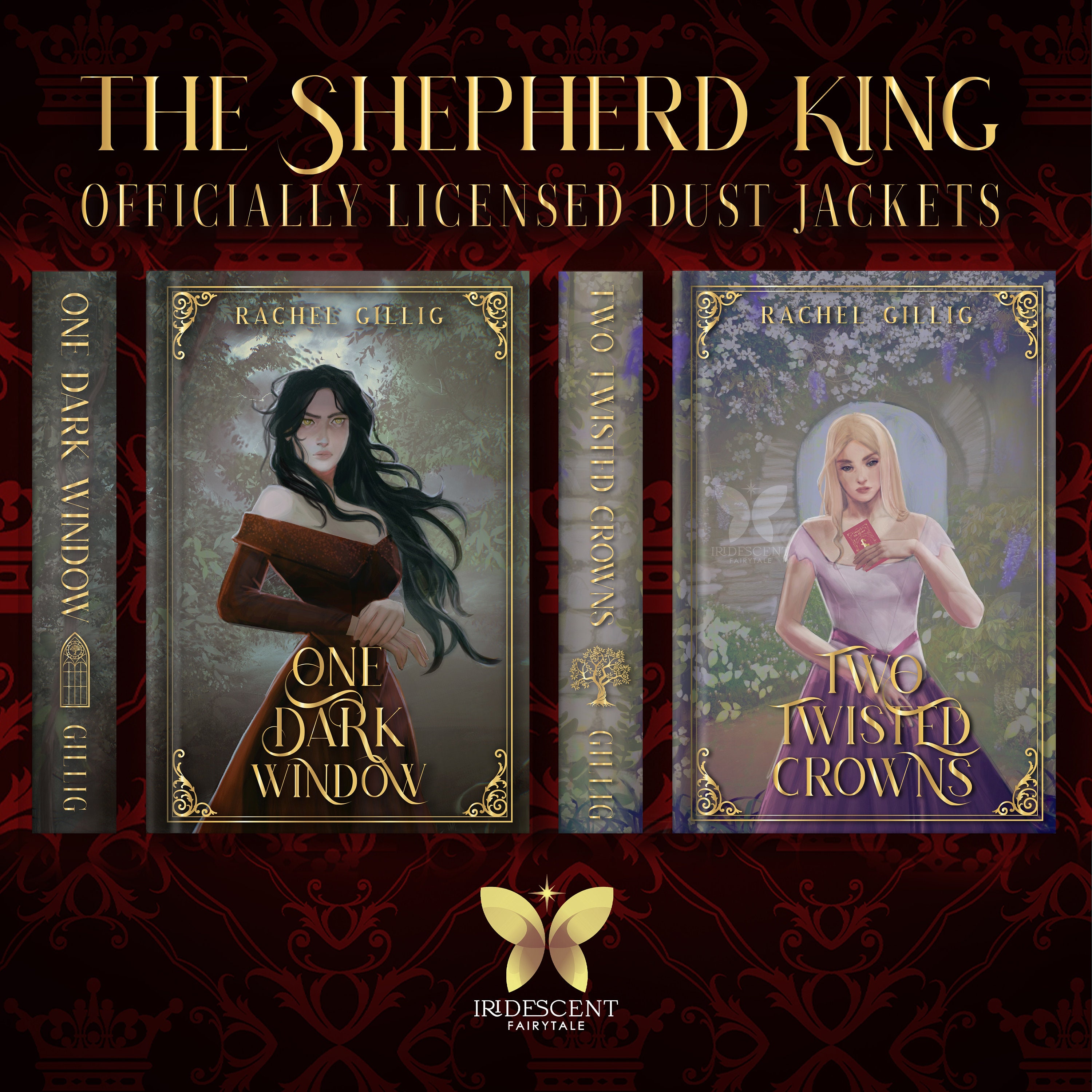 READ LISTING DESCRIPTION: One Dark Window Gold Foiled Paperback