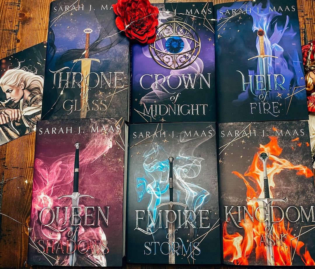 PAPERBACK USA Editions Throne of Glass Series by Sarah J