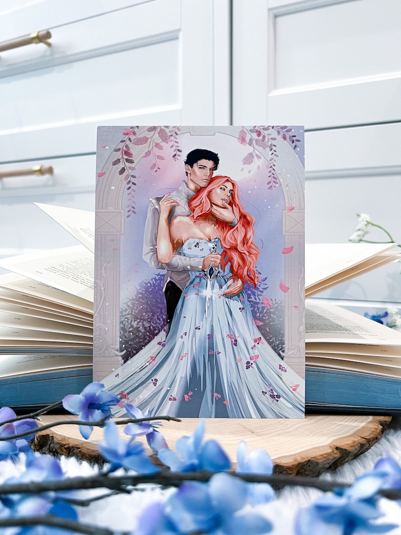 Érase una vez un corazón roto 5 x 7 pulgadas Mini impresión de arte premium imagen 1