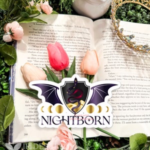 Nightborn Sticker - Crowns of Nyaxia Carissa Broadbent, Kindle Sticker, Geschenk für Leser