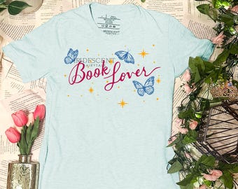 Bokälskare Bella Canvas T-shirt, present till läsare, bibliofil