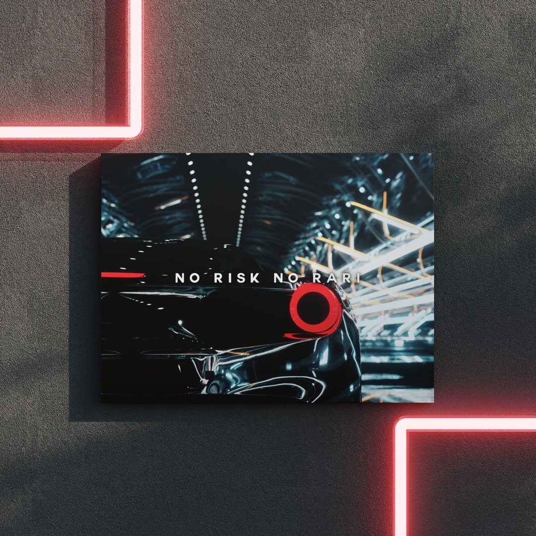 No Risk No Rari Motivational Canvas Wall Art, Inspirational Wall Art, Entrepreneur Wall Art No Risk No Rari Motivational Canvas Wall Art, Inspirational Wall Art, Entrepreneur Wall Art