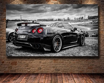 NISSAN GT R CAR Photo Picture Poster Print Art A0 to A4 CAR POSTER AA377 