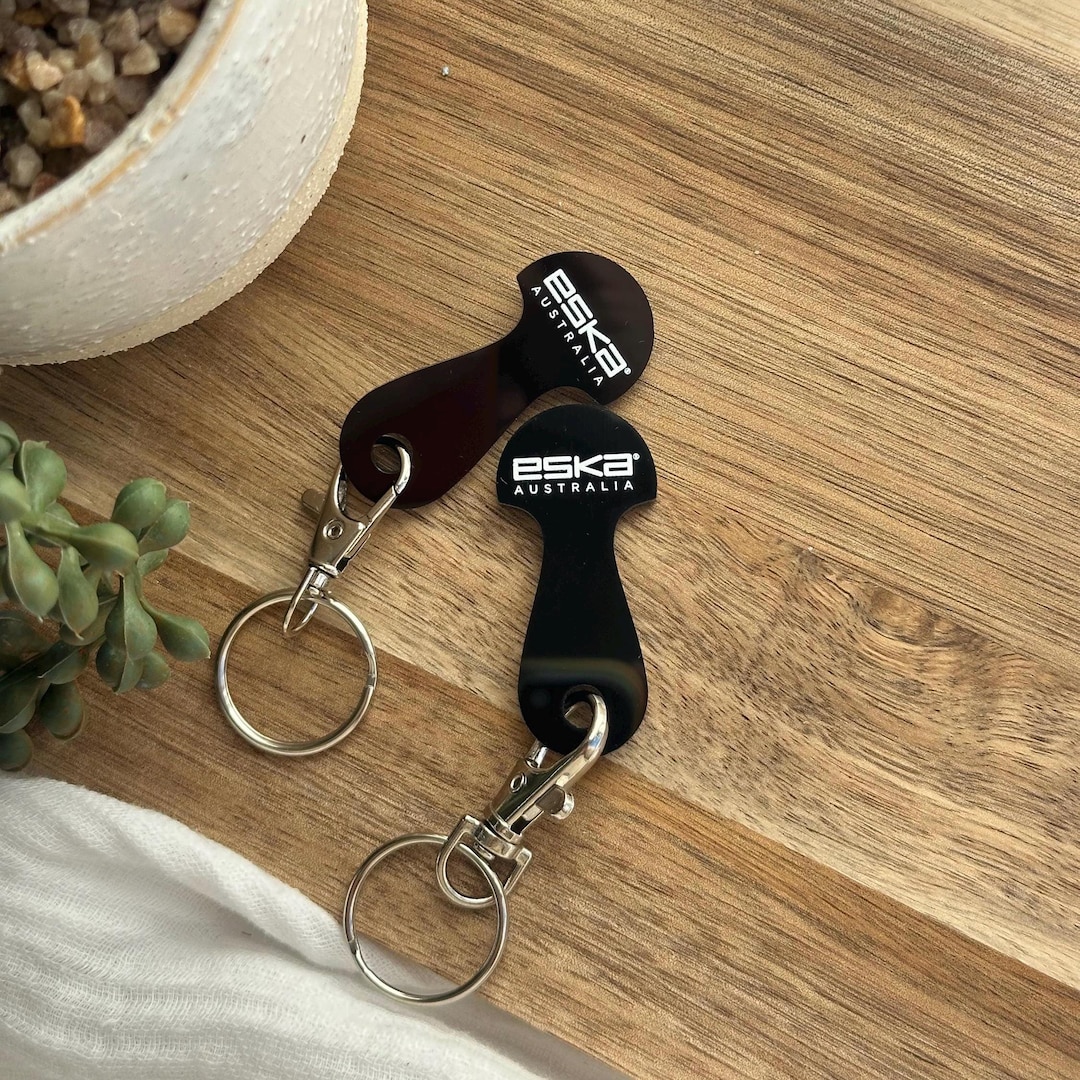 Custom Logo Trolley Key | Branded Corporate Gift Company Present Client ...