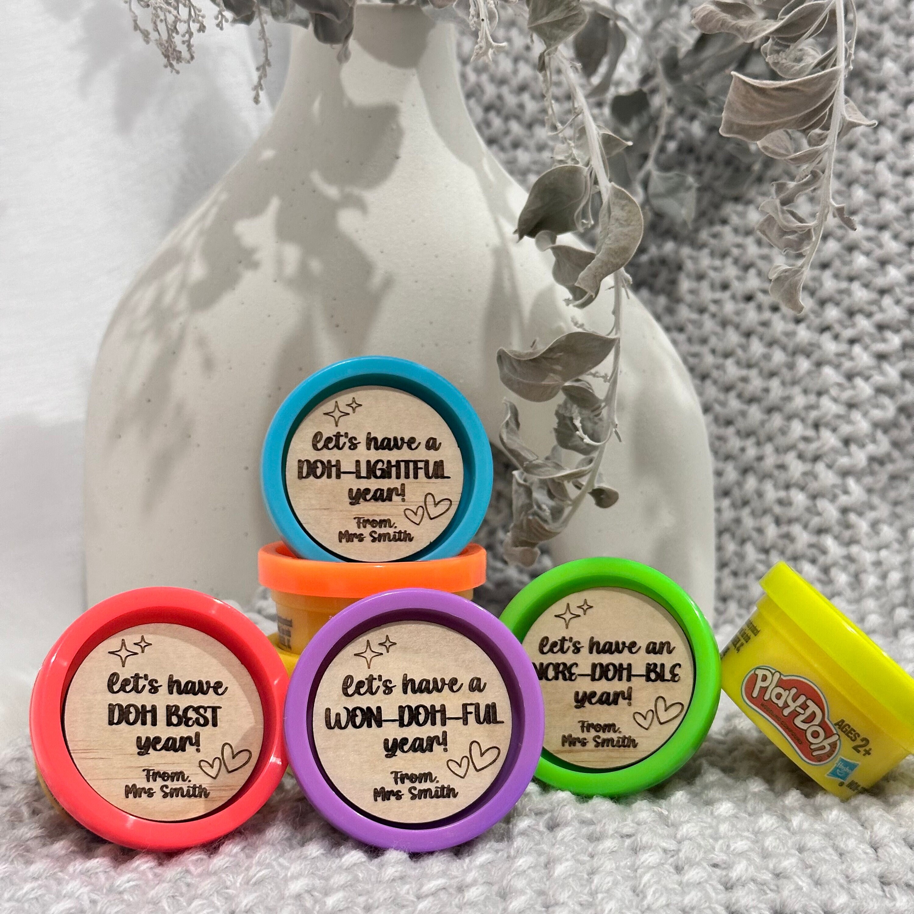 Class Play-Doh Back to School Gifts | affordable thoughtful present friends party school teacher children kids custom personalised playdough