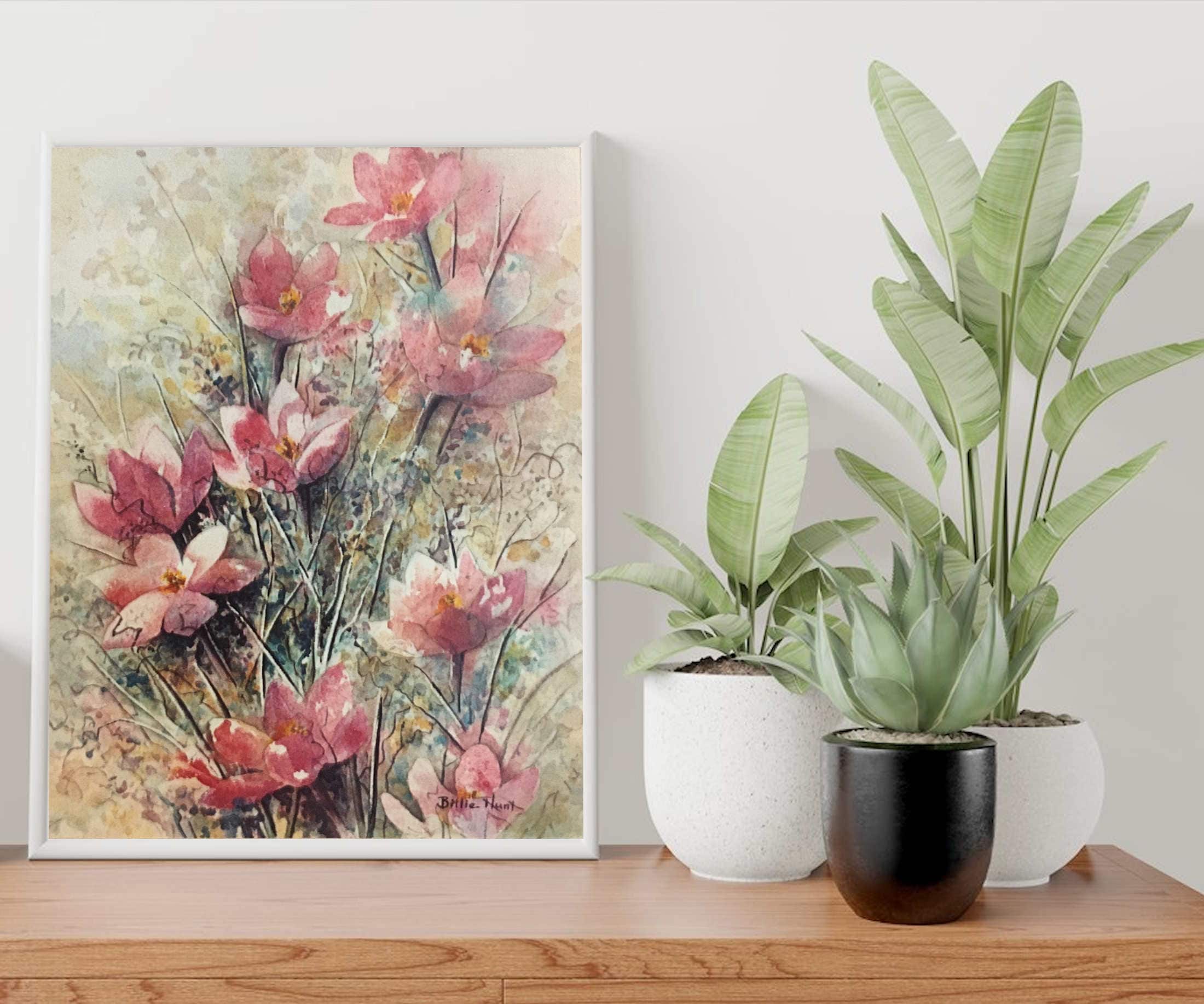 Printable Watercolor Wall Art From an Original Painting. Exotic ...