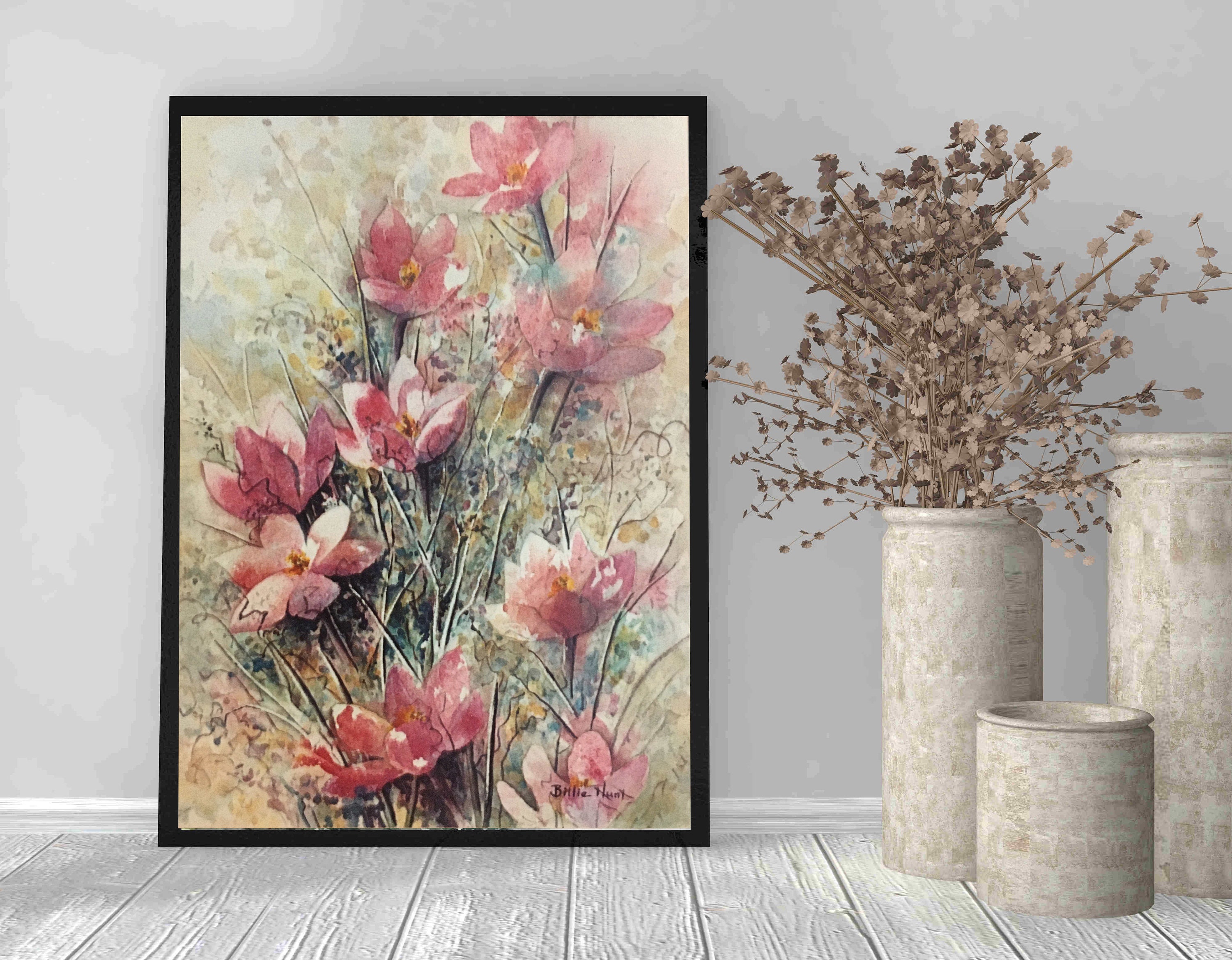 Printable Watercolor Wall Art From an Original Painting. Exotic ...