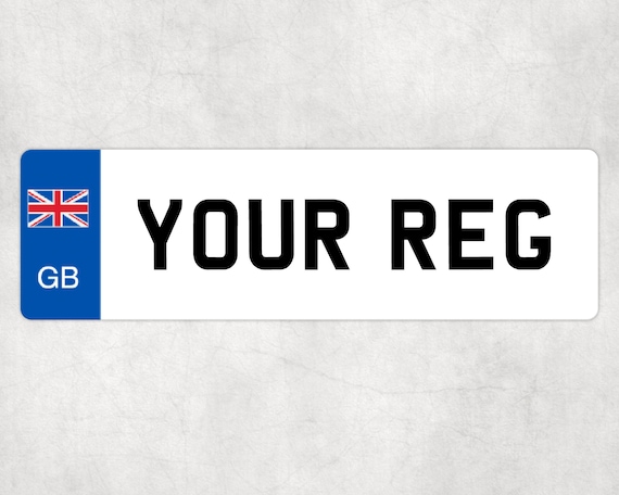 Create your own cheap license plate online