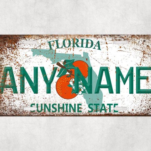 Florida License Plates Etsy