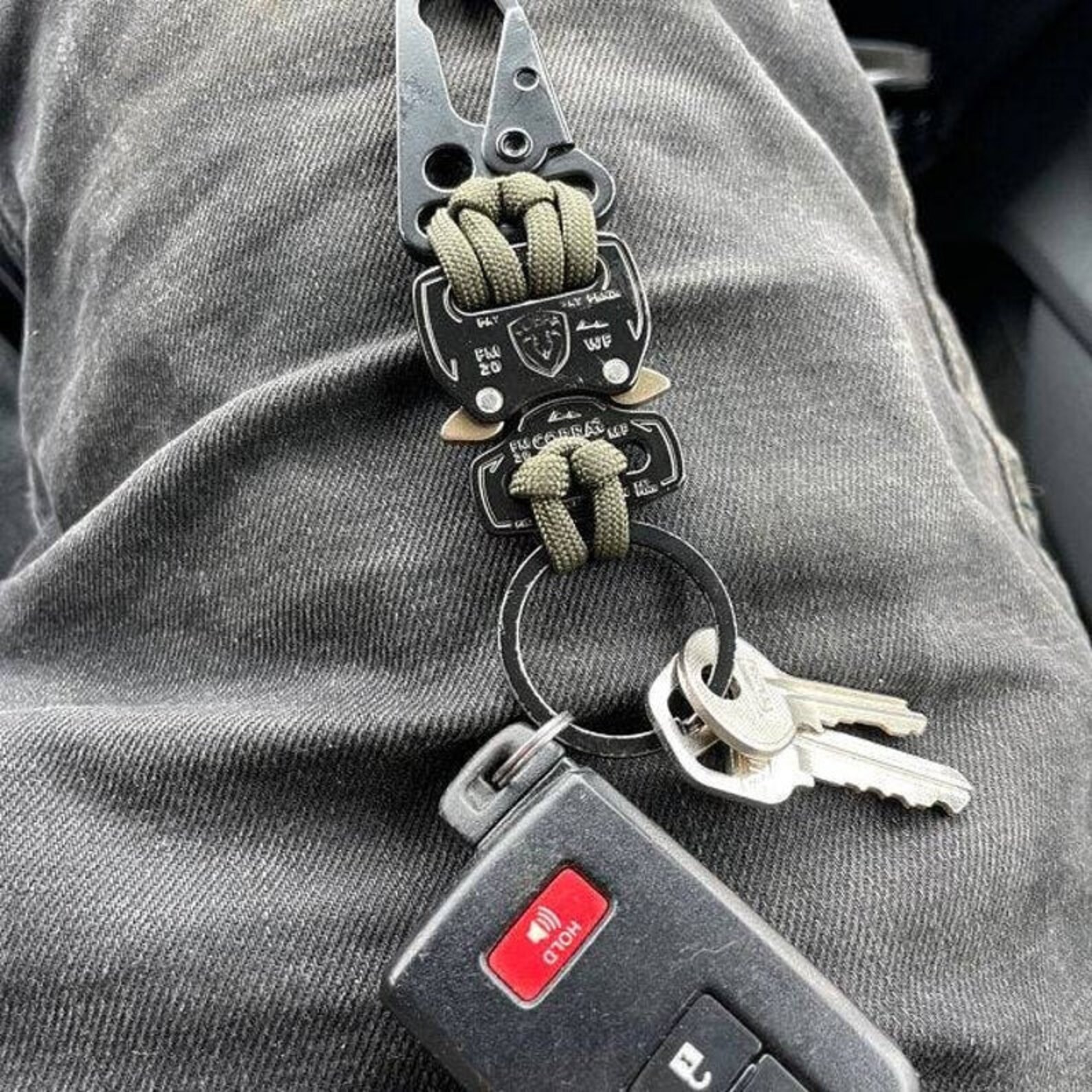 EDC Quick Release Key Chain. Key Holder. Badge Holder. Every Etsy UK