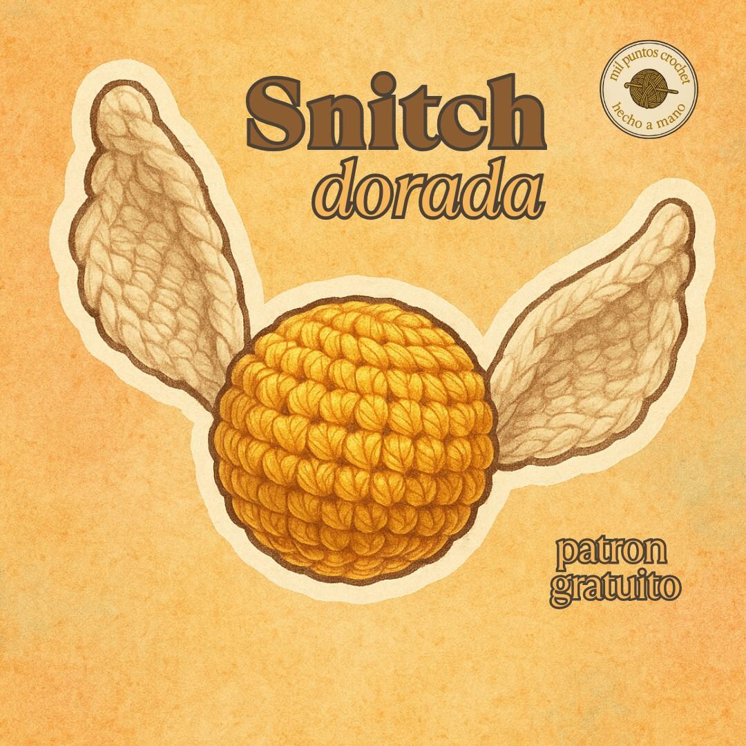 Snitch Pattern Alpha Golden Snitch Keychain Amigurumi Pattern - PDF - Instructions in ...