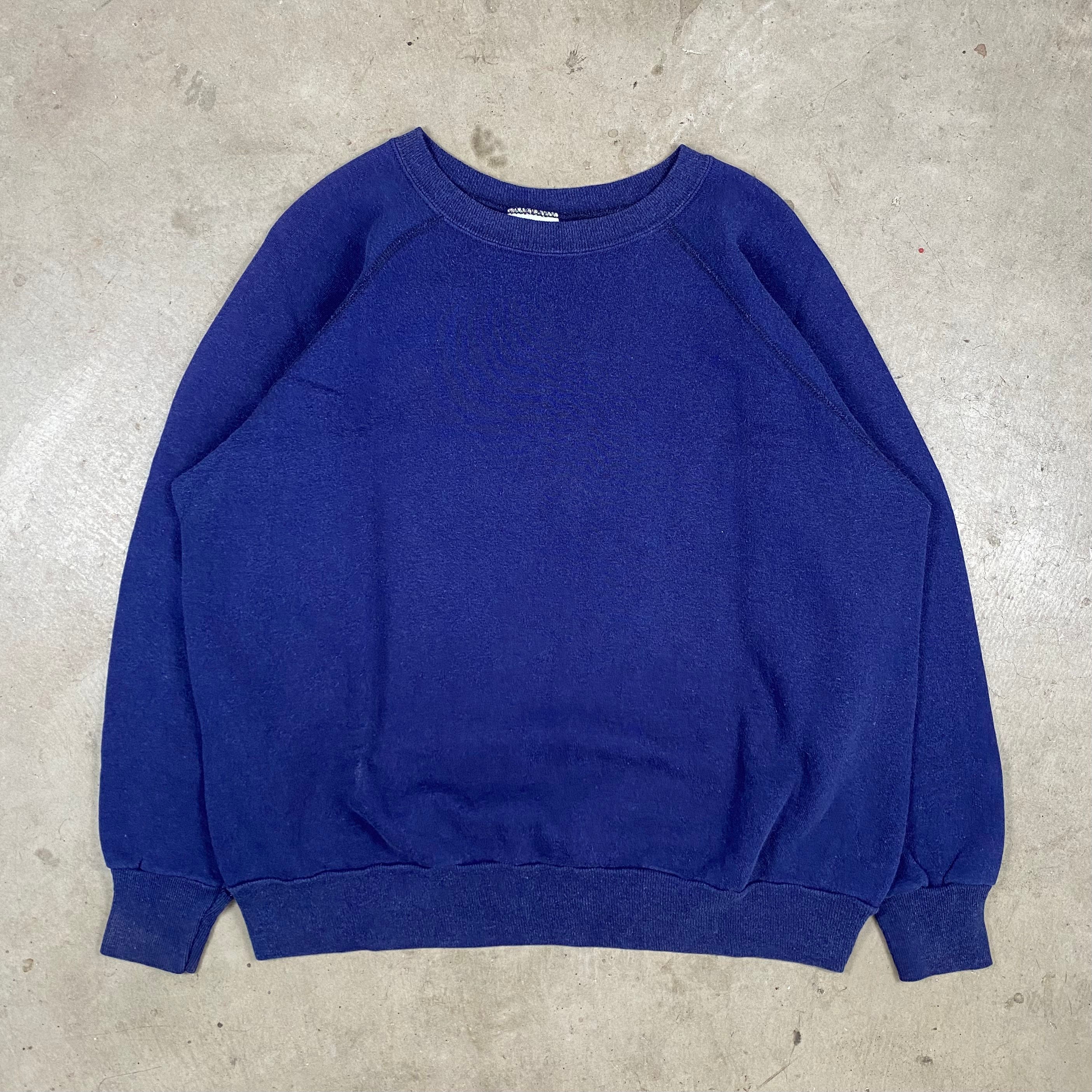 Vintage Blank Raglan Crewnecks Etsy