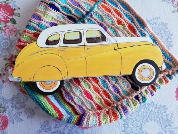 FREE SHIPPING Handmade Wooden Car Modern Wood Art Wood Art - Etsy