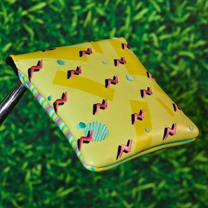 Pink Zig Zag Mallet Putter Cover (Zesty ZigZag Pt. 2)