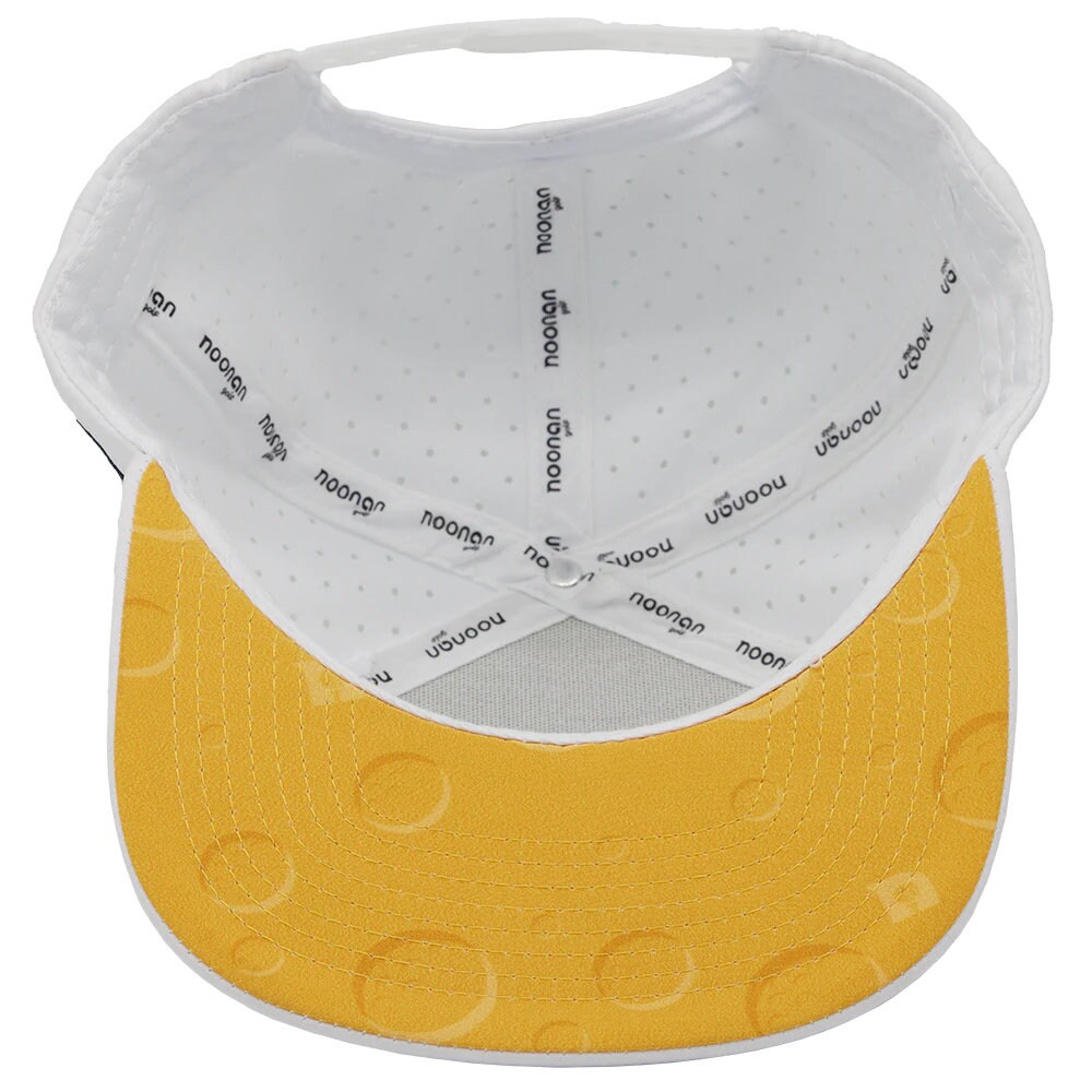 Noonan Golf Snapback Hat Cheese Head Brim Perforated Back Etsy
