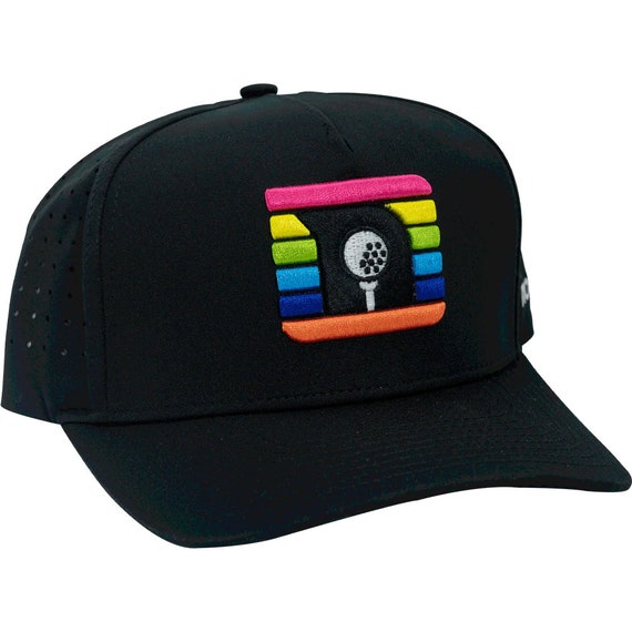 Noonan Golf Snapback Hat Rainbow Logo Perforated Back Dry Etsy
