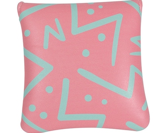 Pink Zig Zag Mallet Putter Cover (Zesty ZigZag)