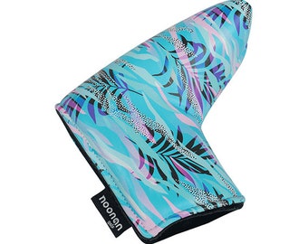 Pink Tropical Blade Golf Putter Cover (Trendy Tropical)