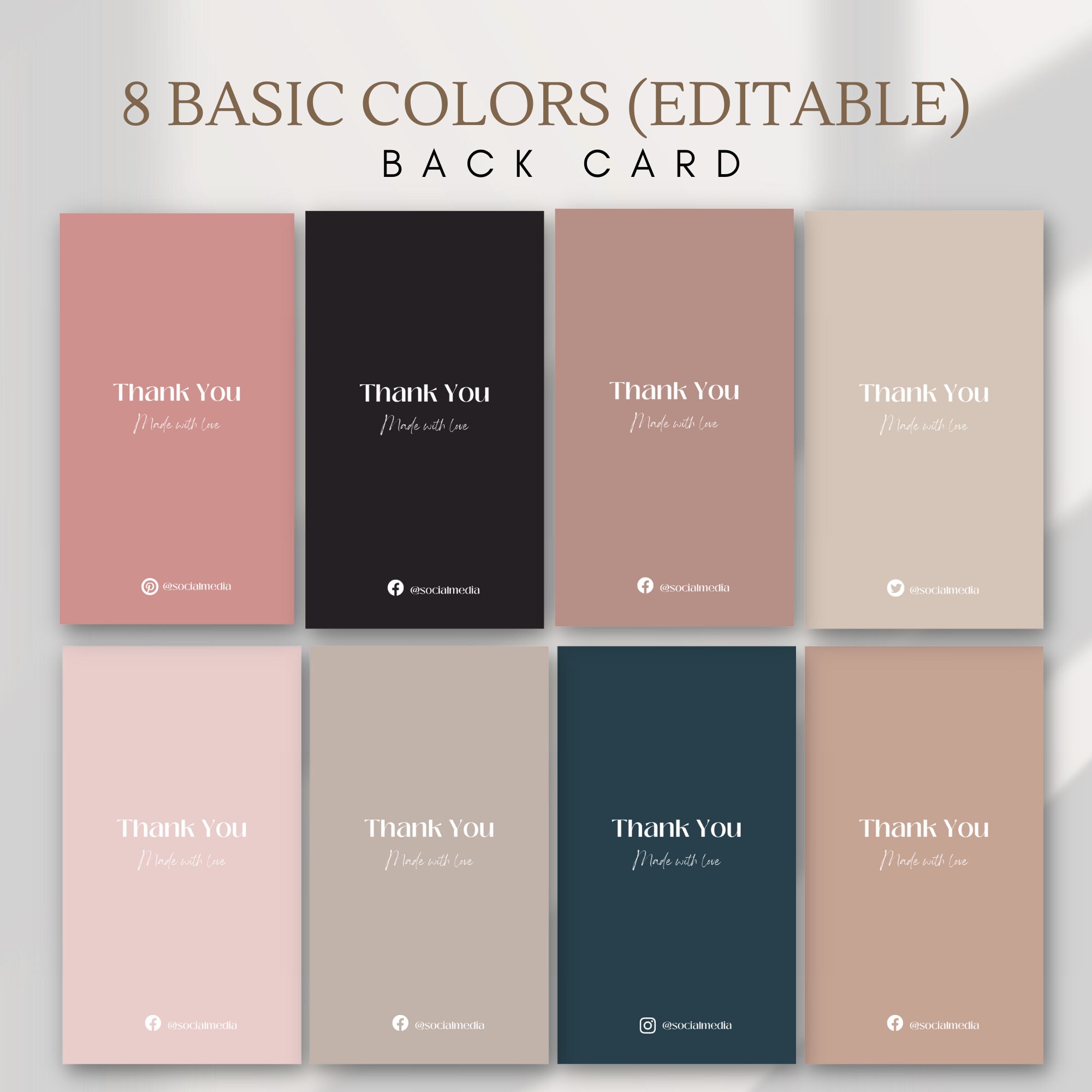 Editable Earring Card Template, Canva Editable Jewelry Card, Earring ...