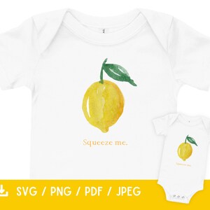 Baby Girl Onesie SVG, &quot;Squeeze Me&quot;