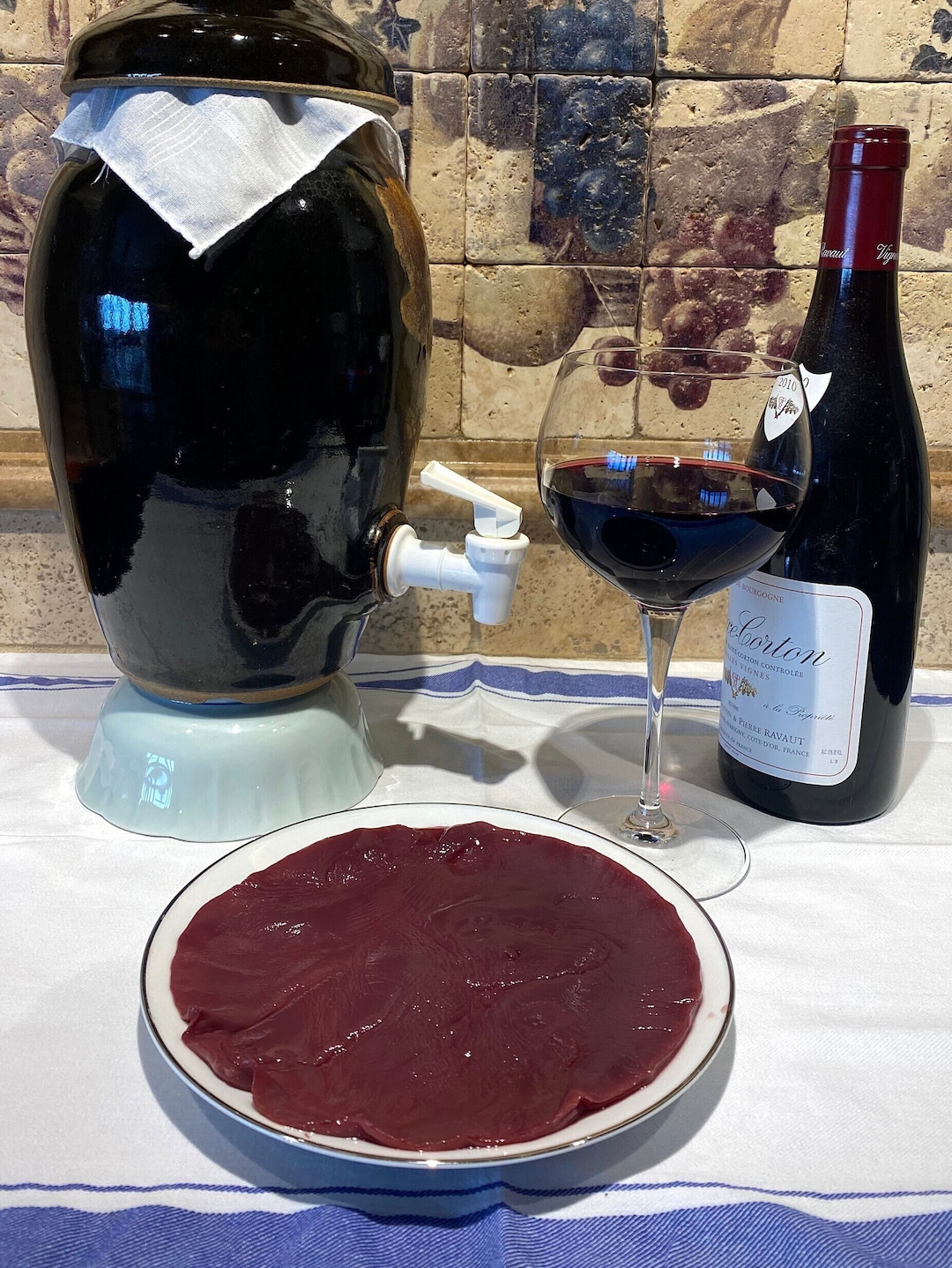 Red Wine Vinegar Mother Mother of Vinegar Vinegar Starter Red Wine