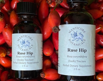 Rose Hip (Rosa corybdifera) Tincture | Broad Spectrum | Wildsourced