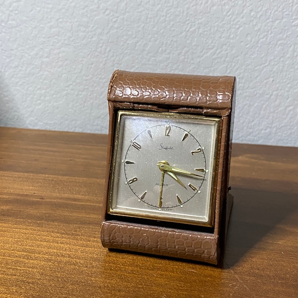 Vintage Sheffield Travel Alarm Clock