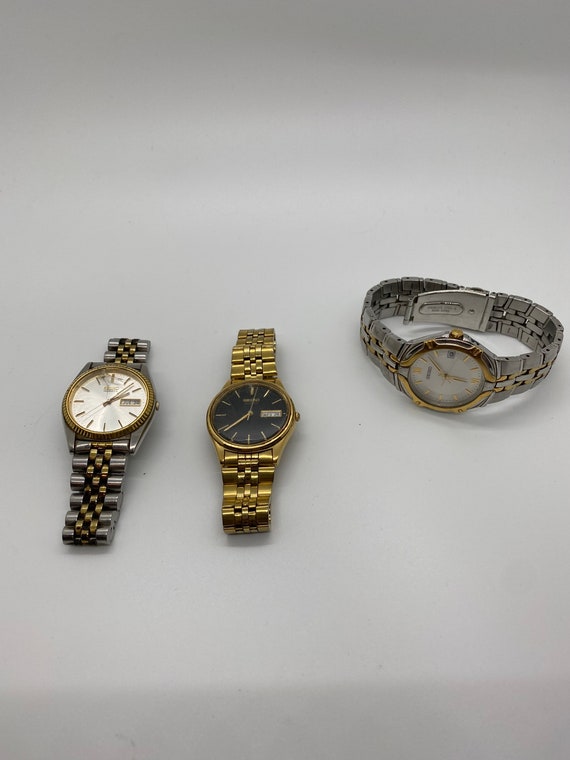 Vintage Seiko Watches Lot of 3 Etsy