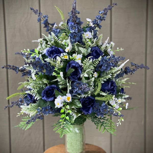 Artificial Flower Arrangements for Cemeteries - Etsy